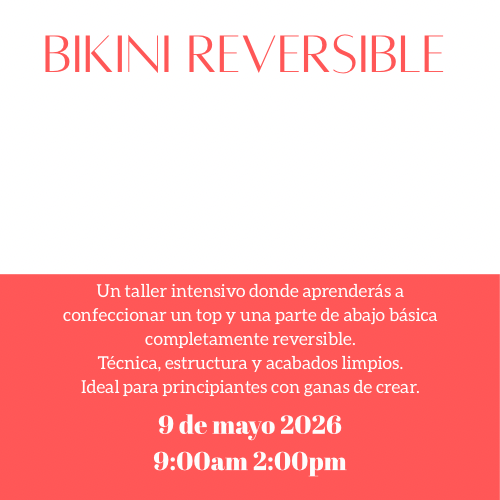 Traje de baño intensivo  Sábado 28 de marzo 9:00-2:00pm
